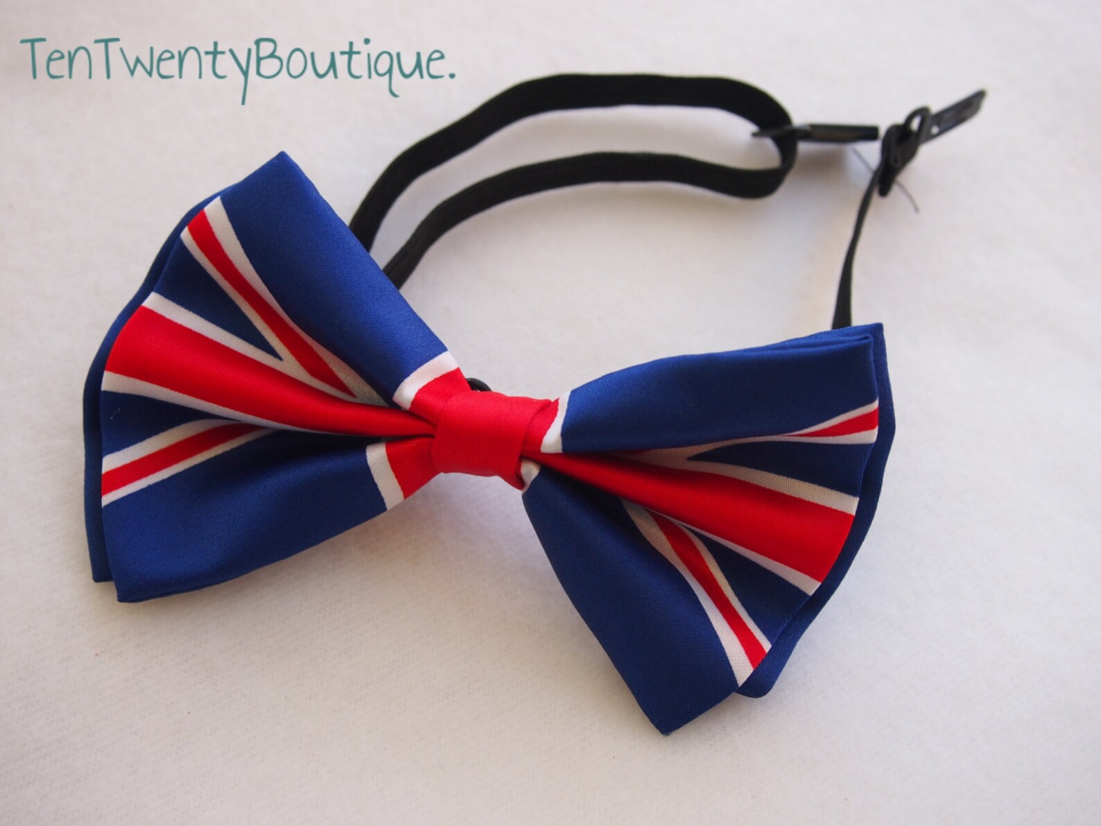 British Flag Bow Tie Union Jack Bowtie Adult Teens Unisex Etsy