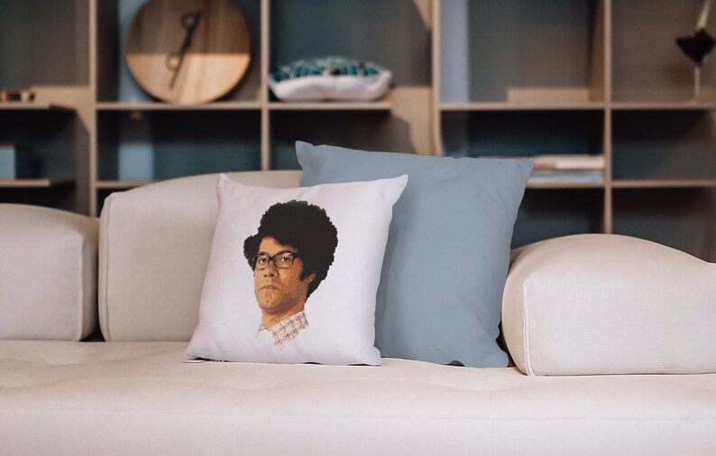 Moss IT Crowd Cross Stitch Pattern \u2022 Maurice Moss \u2022 TV Show Cross Stitch \u2022 Download PDF \u2022 Portrait Embroidery \u2022 Funny Cross Stitch Pattern
