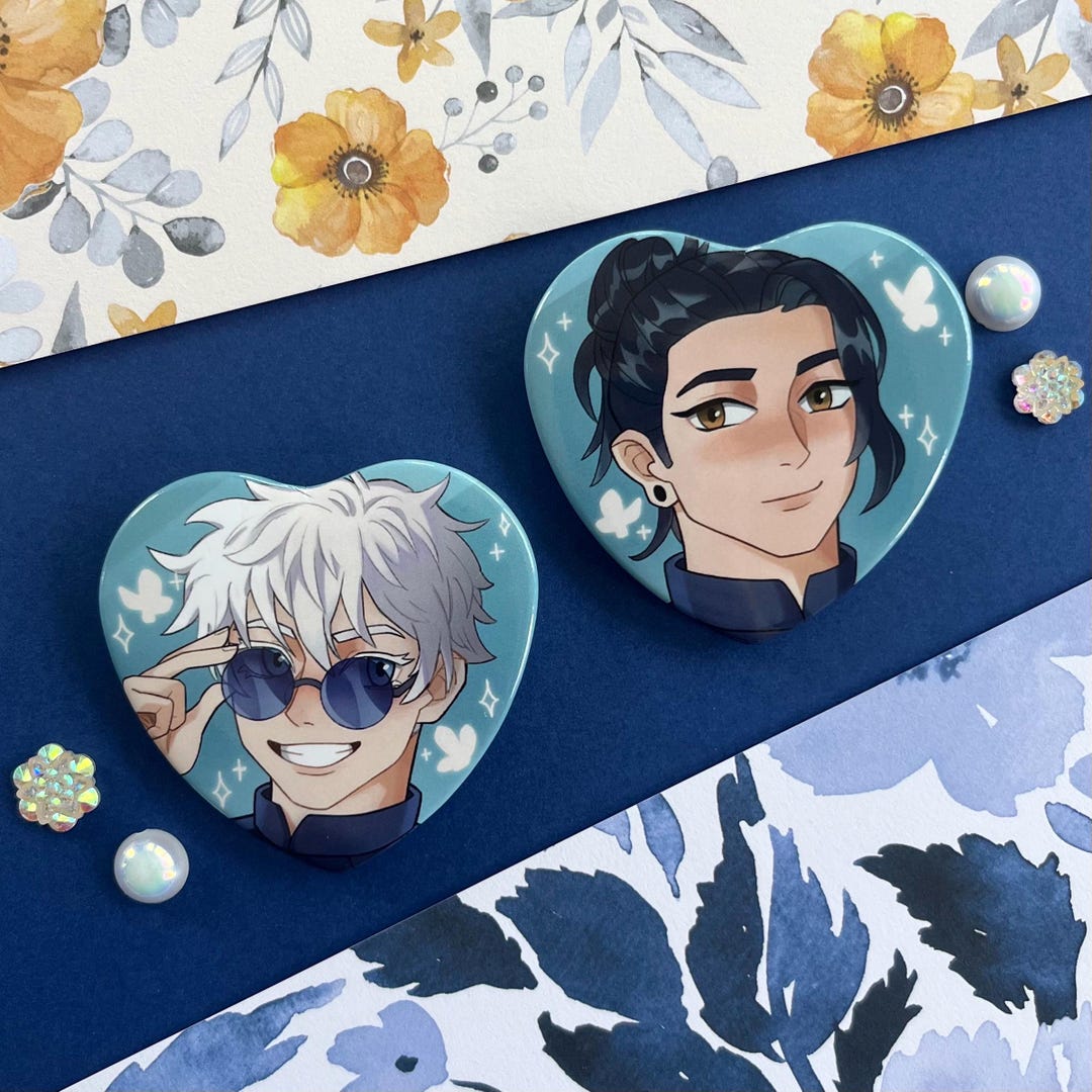 Gojo & Geto Buttons - Etsy