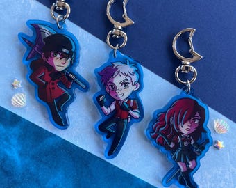 Amuletos acrílicos de Persona 3