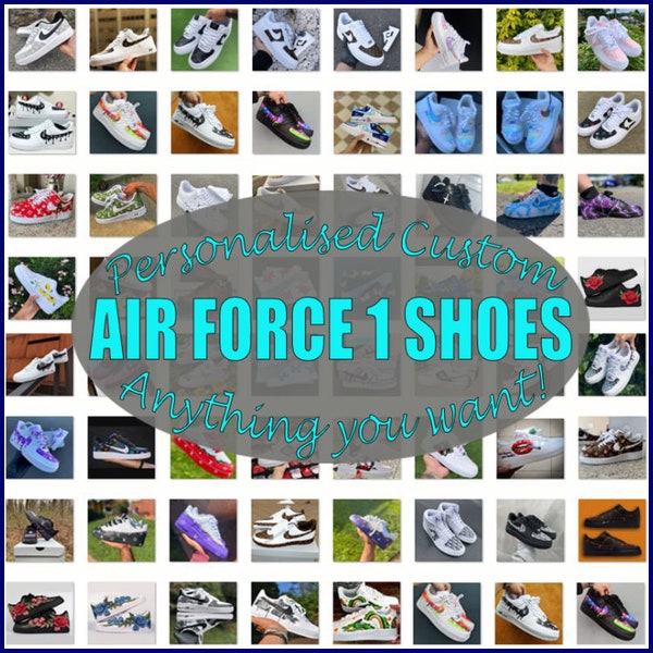 Personalized Custom Air Force 1 Shoes, Personalized Sneakers, Custom AF1 Shoes - Any Design You Want Shoes, Exclusive Sneakers, Dream Design