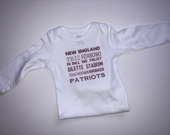 New England Patriots onesie