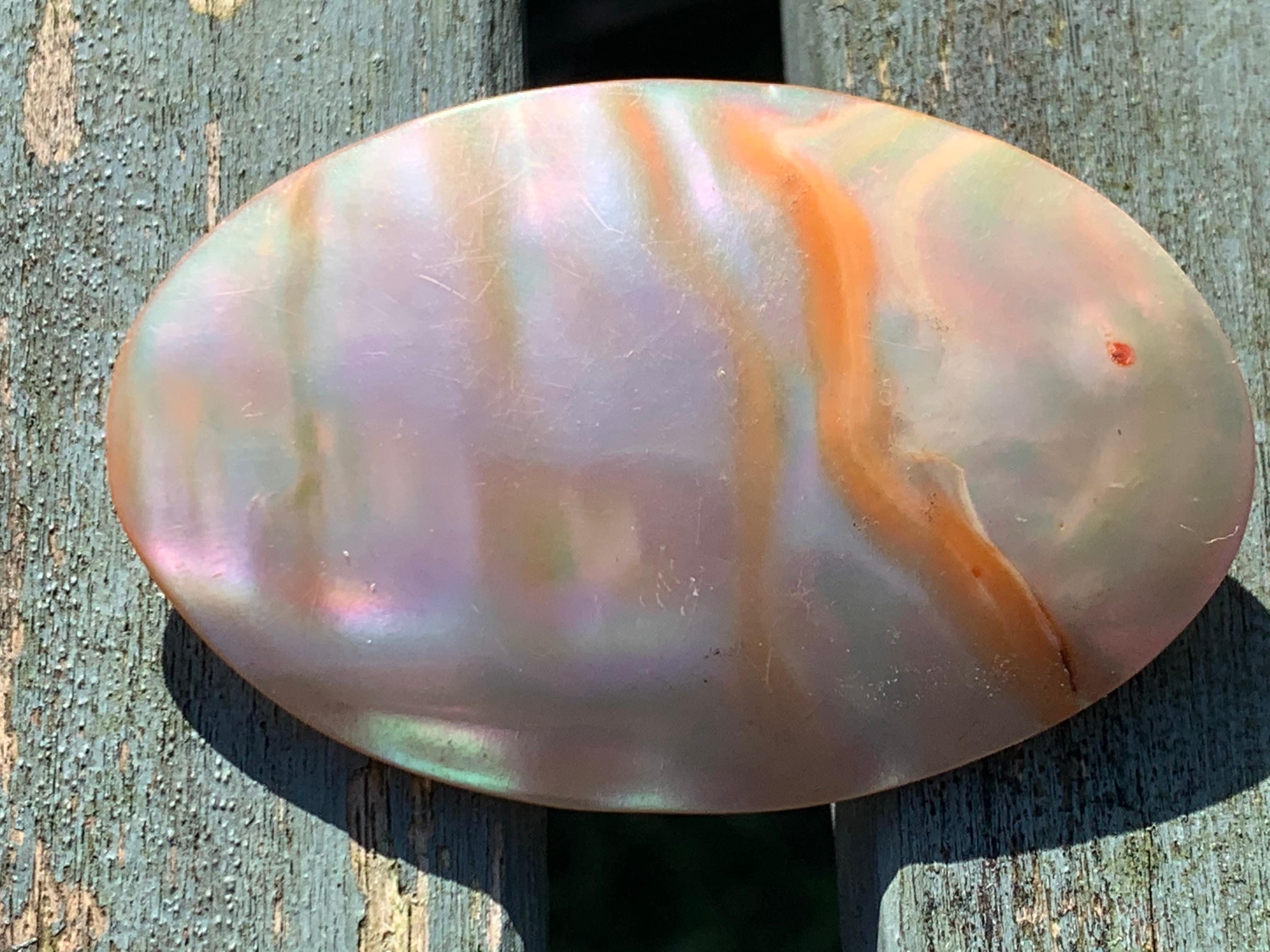 1930's vintage mother of pearl brooch