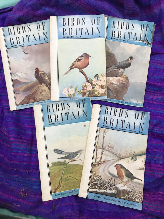 Birds if Britian  paperback booklet- issues 1-5