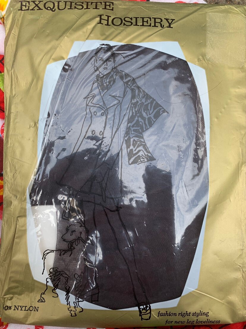 Image of Exquisite Hoisery Grey Stockings