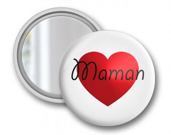 Pocket mirror love MOM