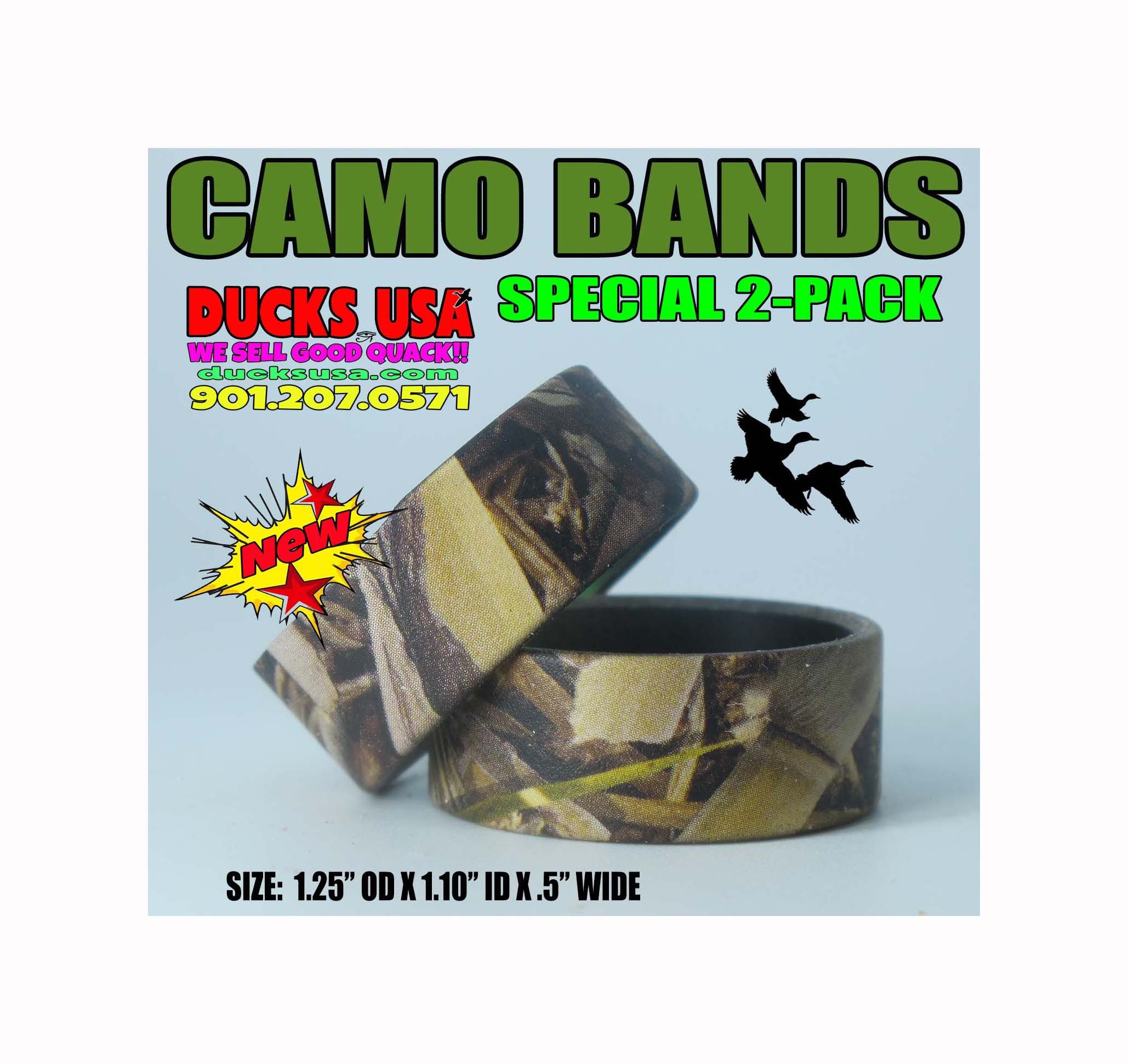 Duck Call Bands New Camo Alum Bands Special 2PACK Etsy