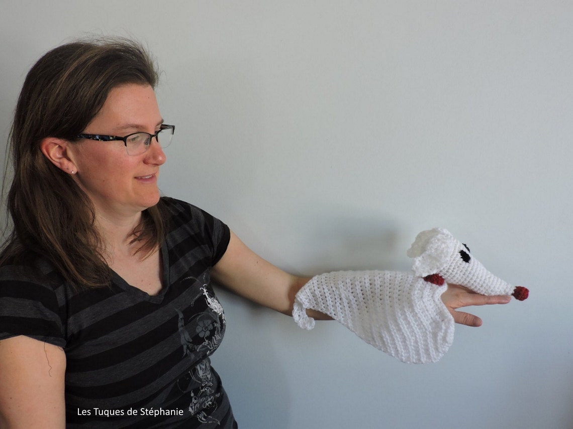 Crochet PATTERN Zero the ghost dog plush inspired by the movie Etsy