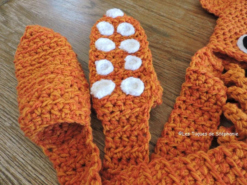 Crochet PATTERN Squid scoodie, hat scarf mittens, squid crochet pattern tentacle, Octopus hat crochet pattern, splatoon kit for winter image 4