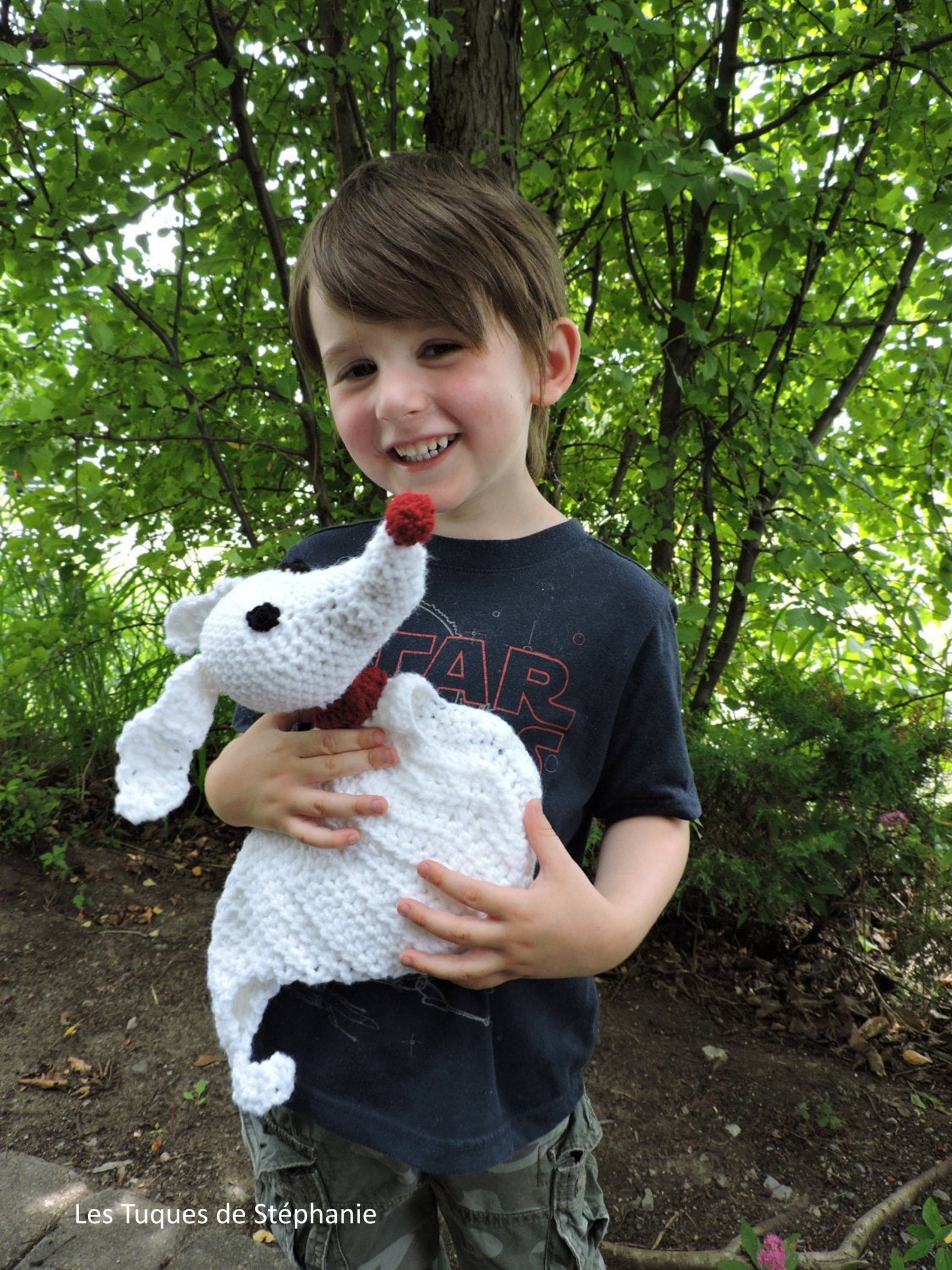 Crochet PATTERN Zero the Ghost Dog Plush Inspired by the Movie Etsy UK