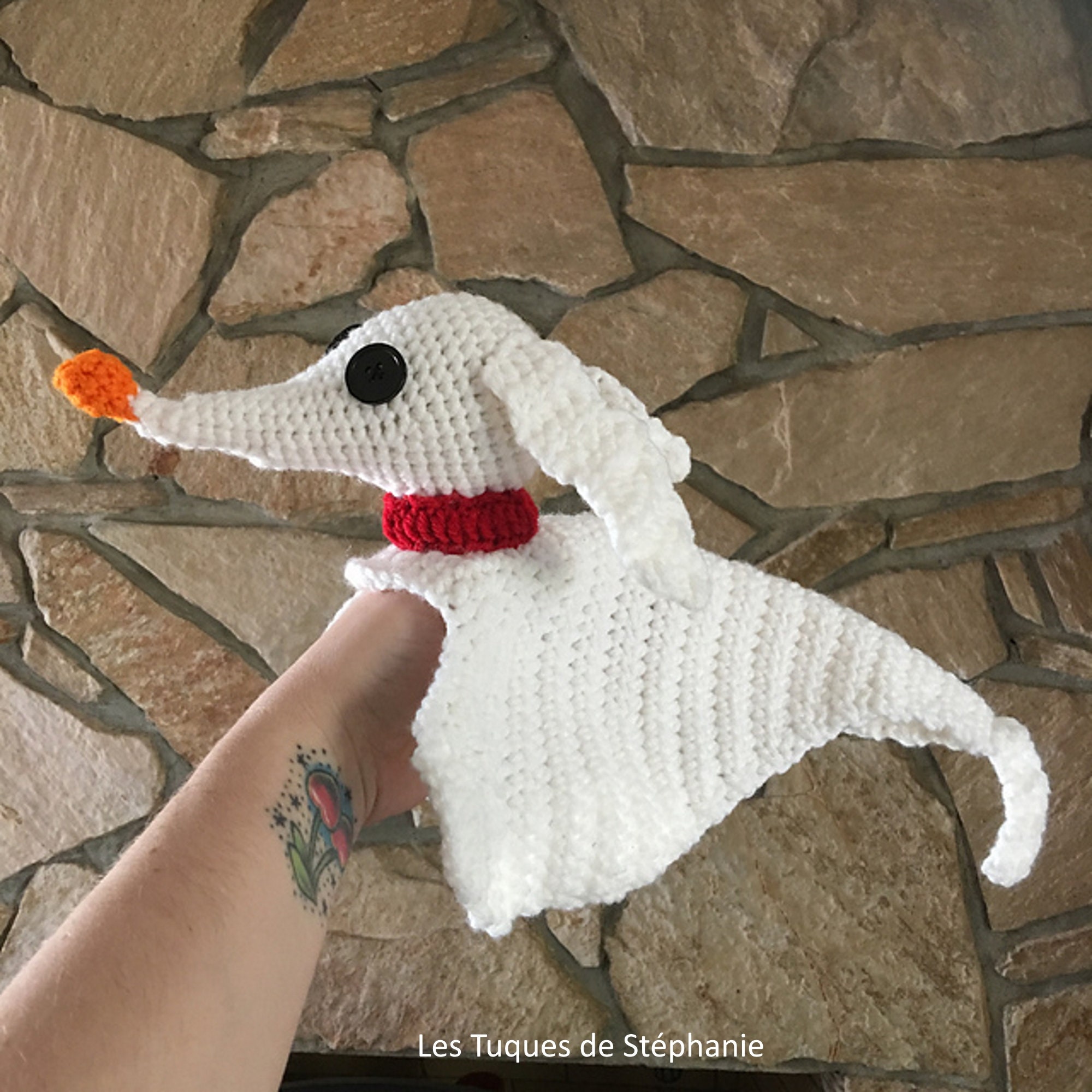 Crochet PATTERN Zero the Ghost Dog Plush Inspired by the Movie Etsy