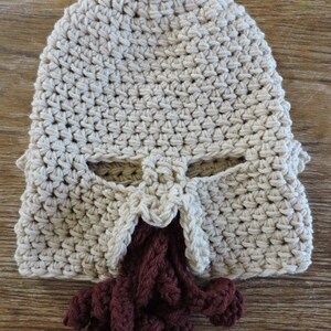 Crochet PATTERN balaclava humanoid Alien Oods inspired, crochet pattern for extra-terrestrial hat Dr. Who inspired image 2