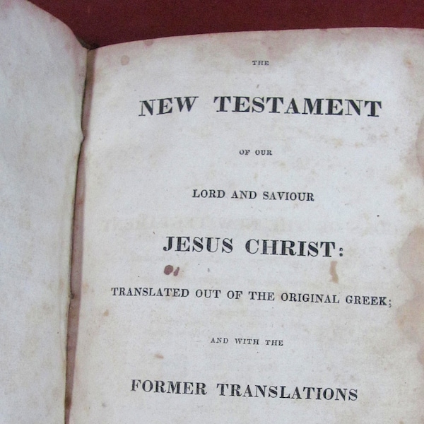New Testament - Etsy