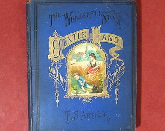 The Wonderful Story of Gentle Hand by T. S. Arthur Published in 1875 by J. M. Stoddart & Co. Beautiful Illustrations Antique Children's Book