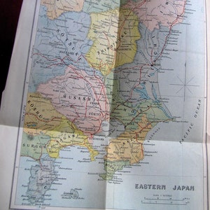A Handbook For Travellers To Japan by Basil Chamberlain & W B Mason Published 1913 by John Murray London 30 Maps, Plans, and Illustrations