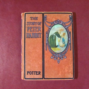 The Story Of Peter Rabbit Published in 1908 by Reilly & Britton Illustrated by John R. Neill Antique Children&#39;s Book