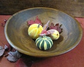Wooden Bowl Antique Primitive