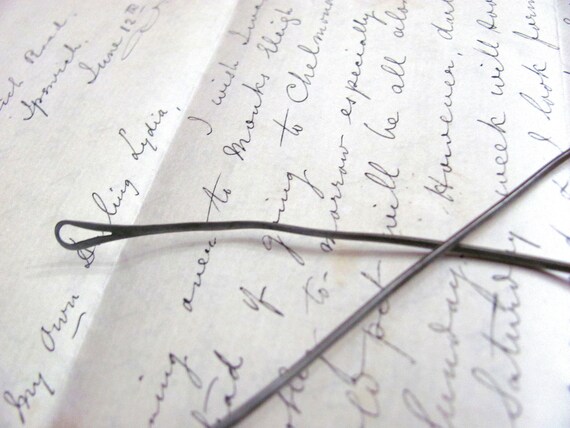 Early Temple Spectacles Rectangular Lens Loop Fin… - image 5