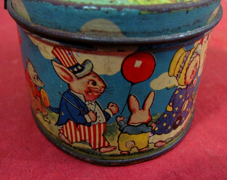 Antique Peter Rabbit Candy Tin by Tindeco Company Colorful - Etsy