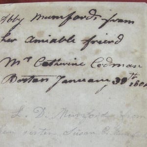 Isaiah Thomas Exercises of Piety by G J Zollikofer 1803  A Gifted from Ms Catherine Codman Antique Religious Book