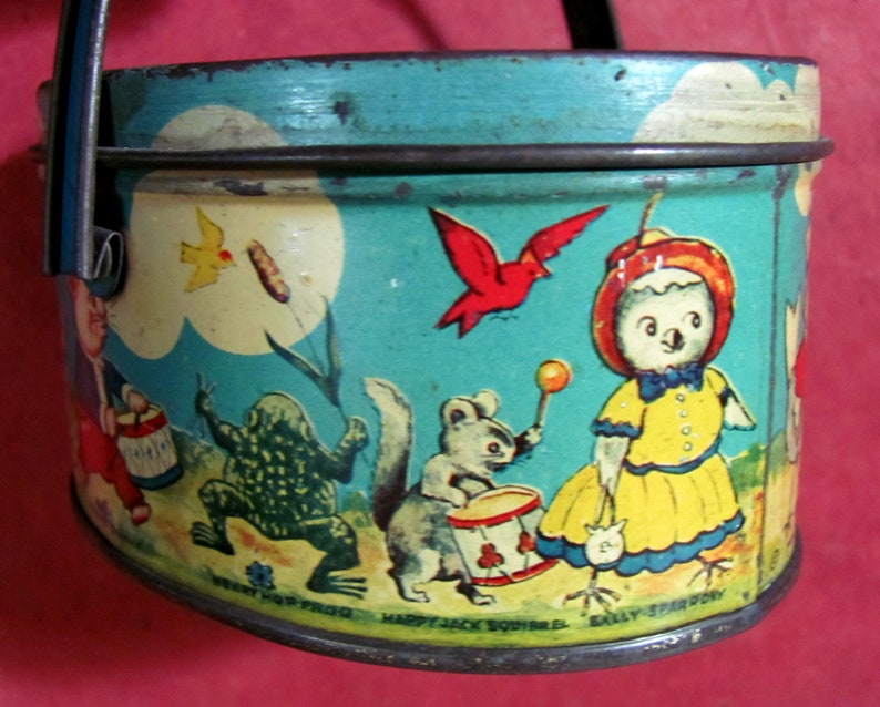 Antique Peter Rabbit Candy Tin by Tindeco Company Colorful - Etsy