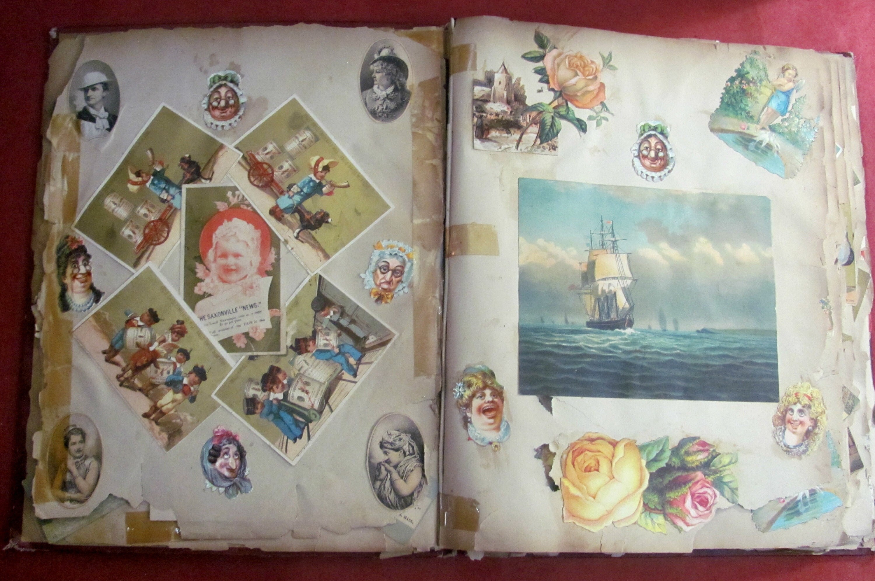 Victorian Scrapbook Album 300 Beautiful Diecuts Trade Etsy