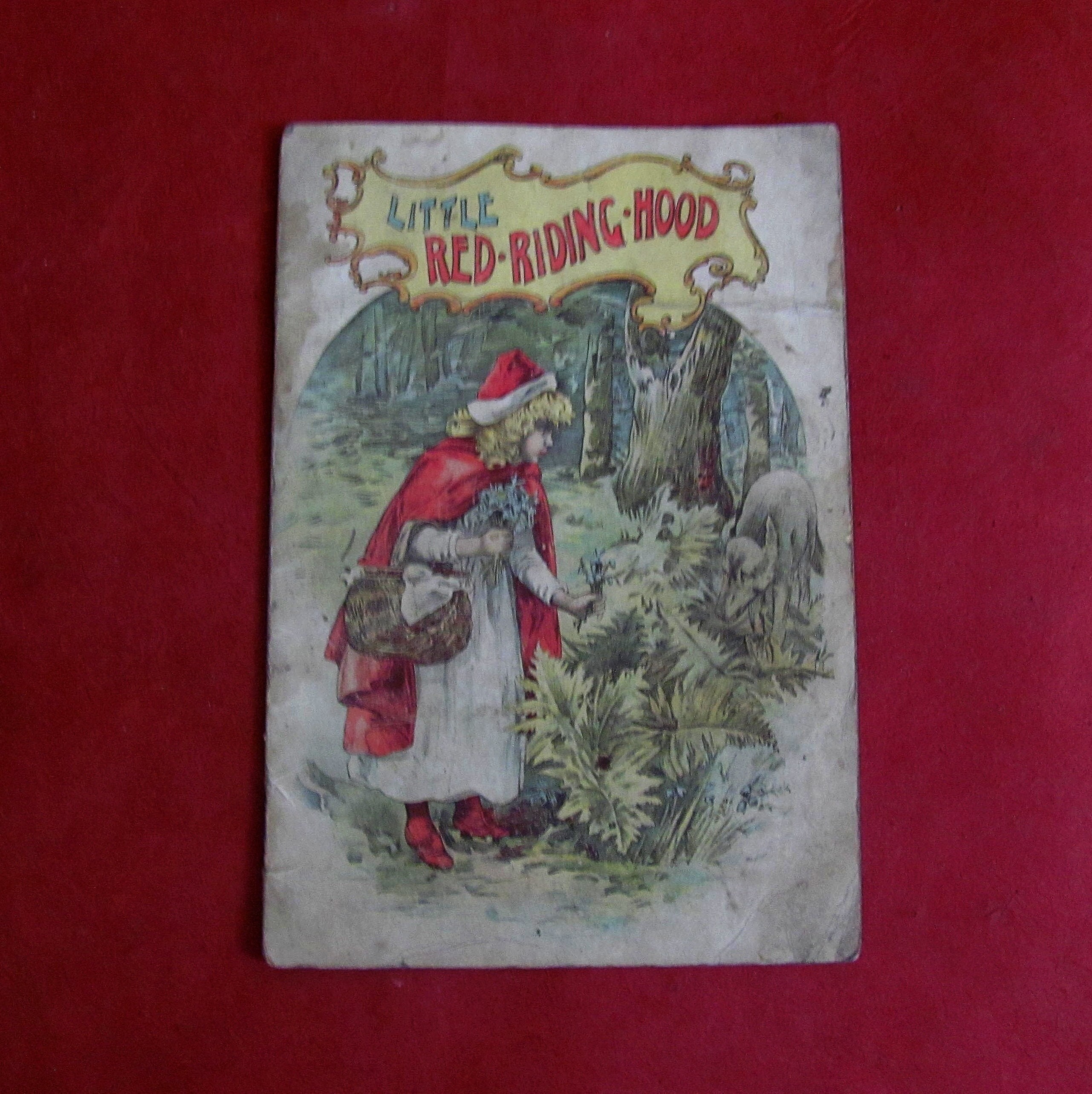 Little Red Riding Hood by Charles Perrault Early 1900's Ad for
