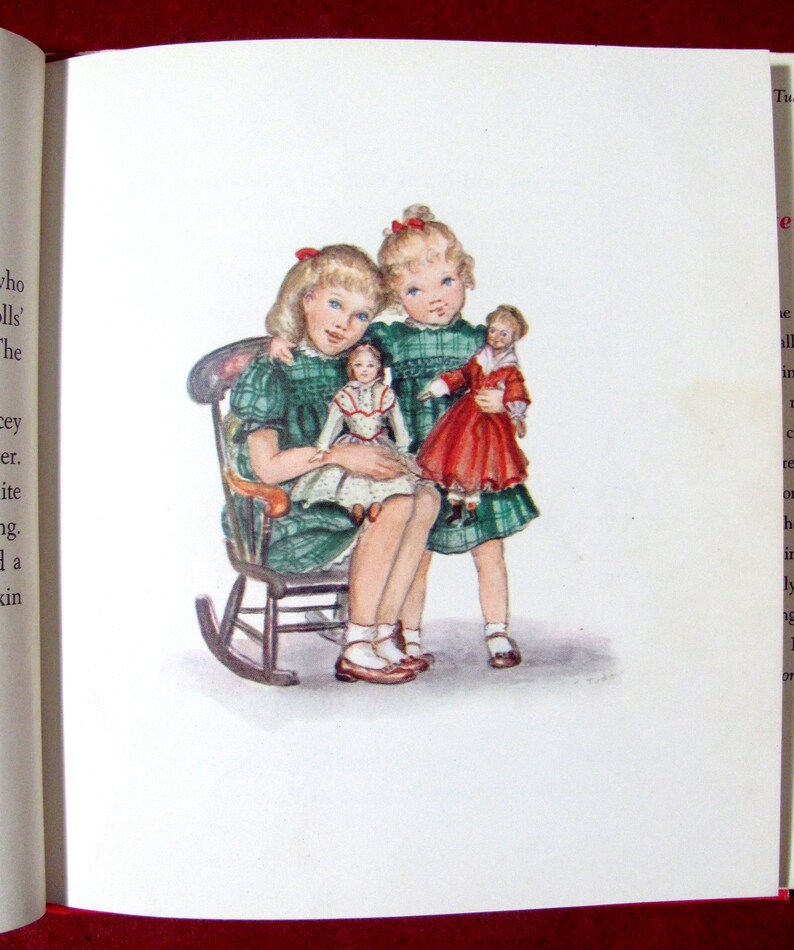 The Doll's Christmas by Tasha Tudor Published in 1950 by Henry Z. Walck Inc. NY 1st Edition 1st Printing Original DJ Vintage Children's Book image 5