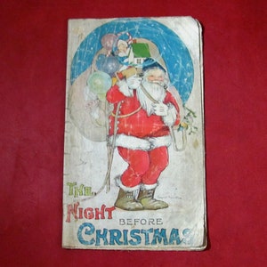 The Night Before Christmas by Clement C Moore Drawings by Margaret Evans Price Published 1917 by Stecher Litho Co NY Antique Christmas Book