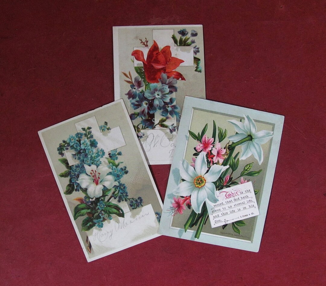 Merig Card Victorian Reward of Merit Cards Collection by Teacher Reward to ...