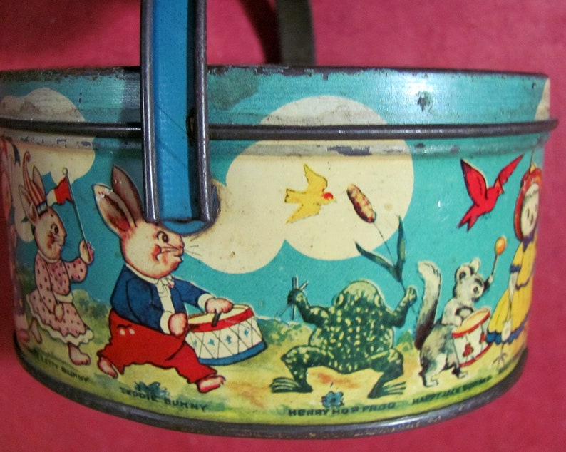Antique Peter Rabbit Candy Tin by Tindeco Company Colorful - Etsy