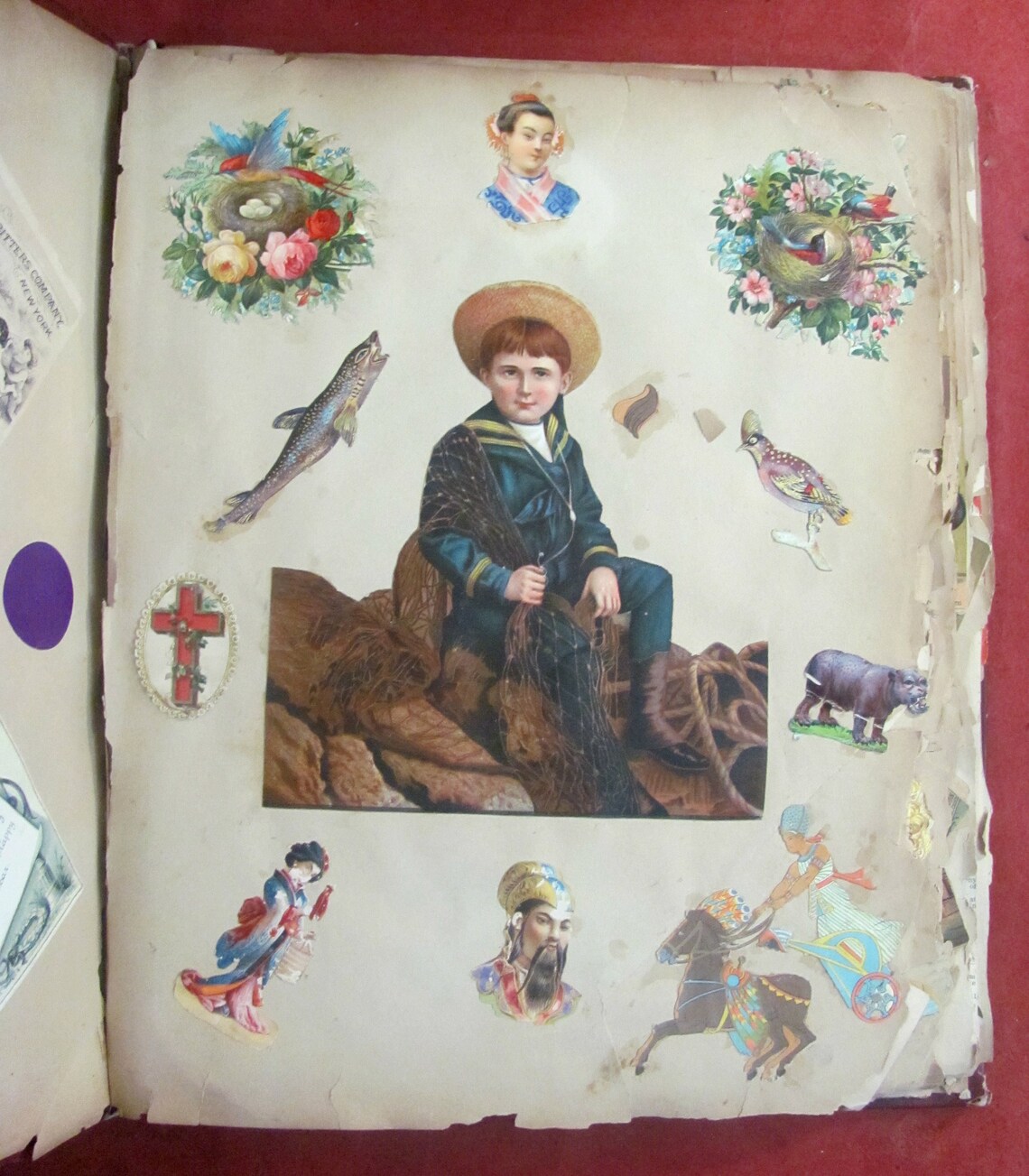 Victorian Scrapbook Album 300 Beautiful Diecuts Trade Etsy