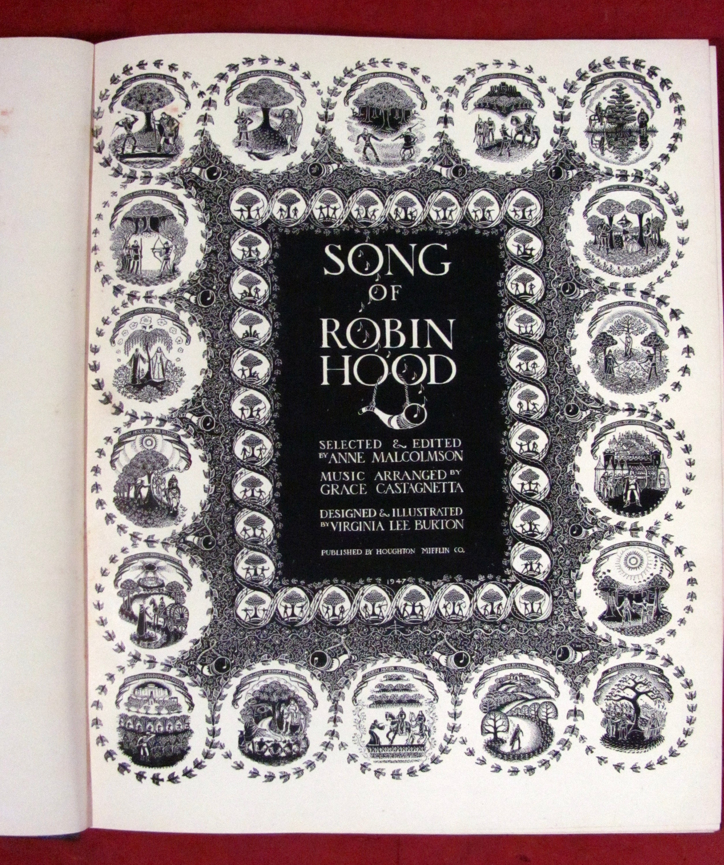 Song of Robin Hood by Anne Malcolmson Published in 1947 by