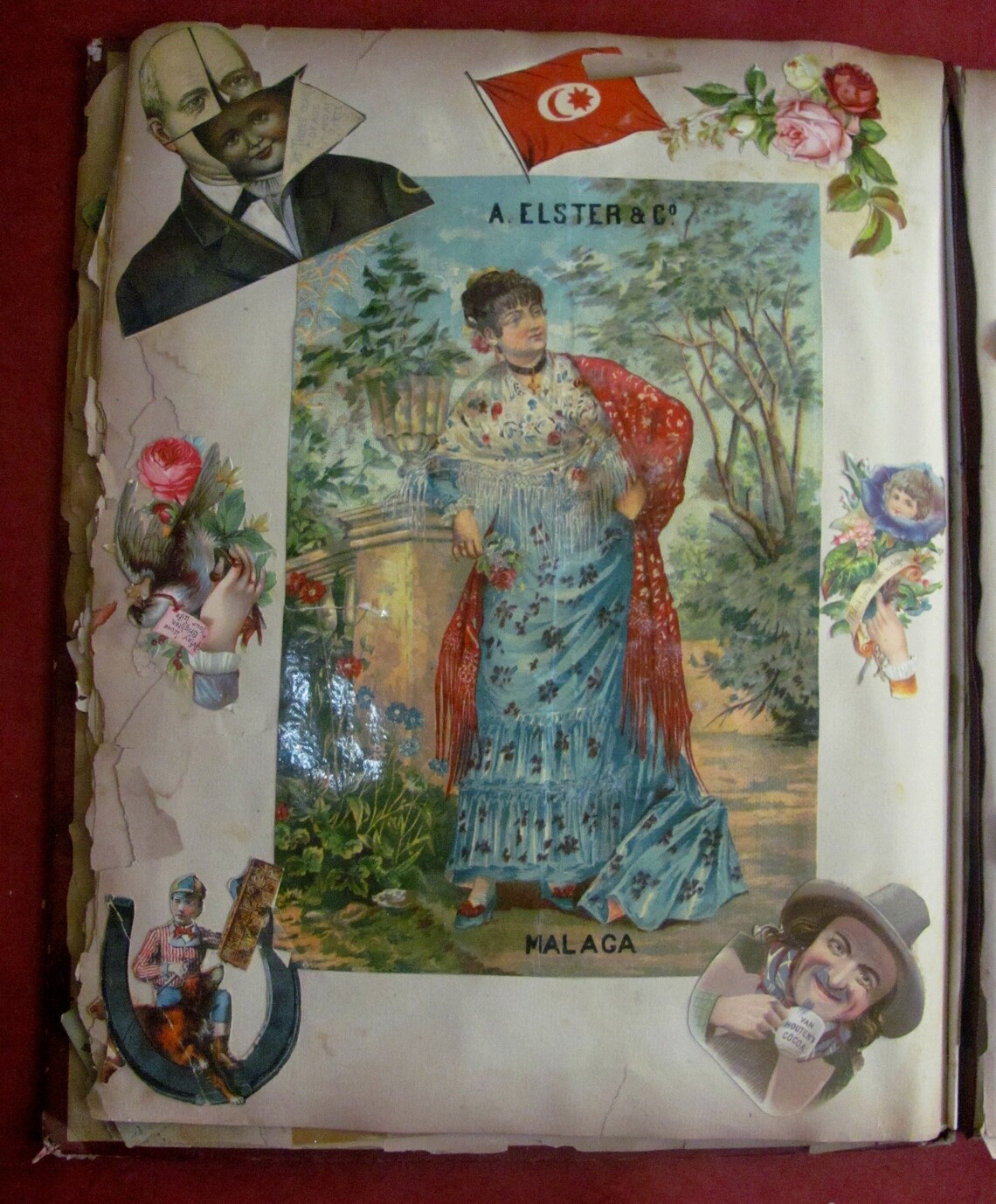 Victorian Scrapbook Album 300 Beautiful Diecuts Trade Etsy