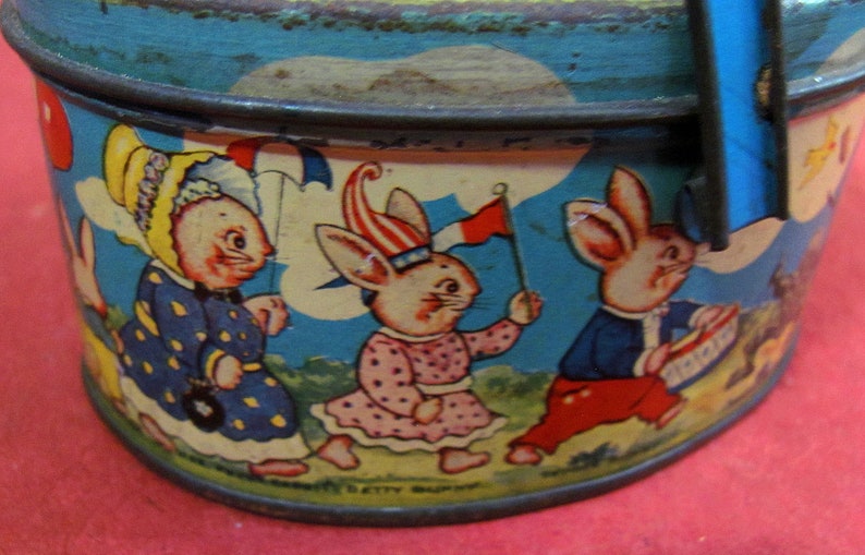 Antique Peter Rabbit Candy Tin by Tindeco Company Colorful - Etsy