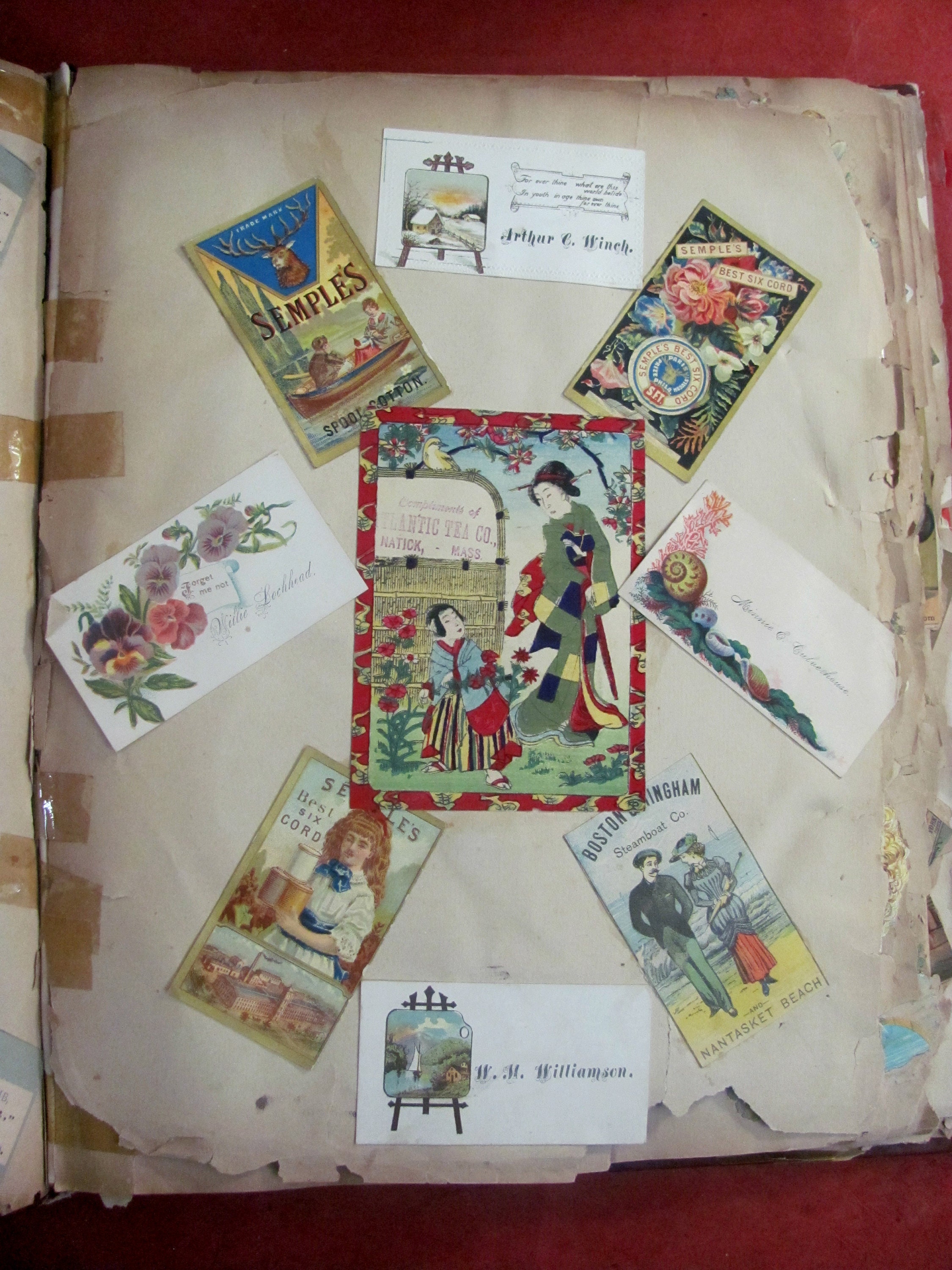 Victorian Scrapbook Album 300 Beautiful Diecuts Trade Etsy