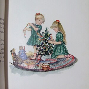 The Doll's Christmas by Tasha Tudor Published in 1950 by Henry Z. Walck Inc. NY 1st Edition 1st Printing Original DJ Vintage Children's Book image 8