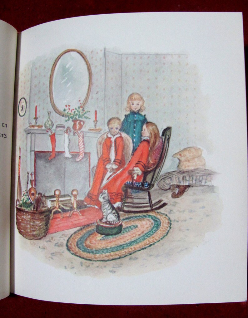 The Doll's Christmas by Tasha Tudor Published in 1950 by Henry Z. Walck Inc. NY 1st Edition 1st Printing Original DJ Vintage Children's Book image 10