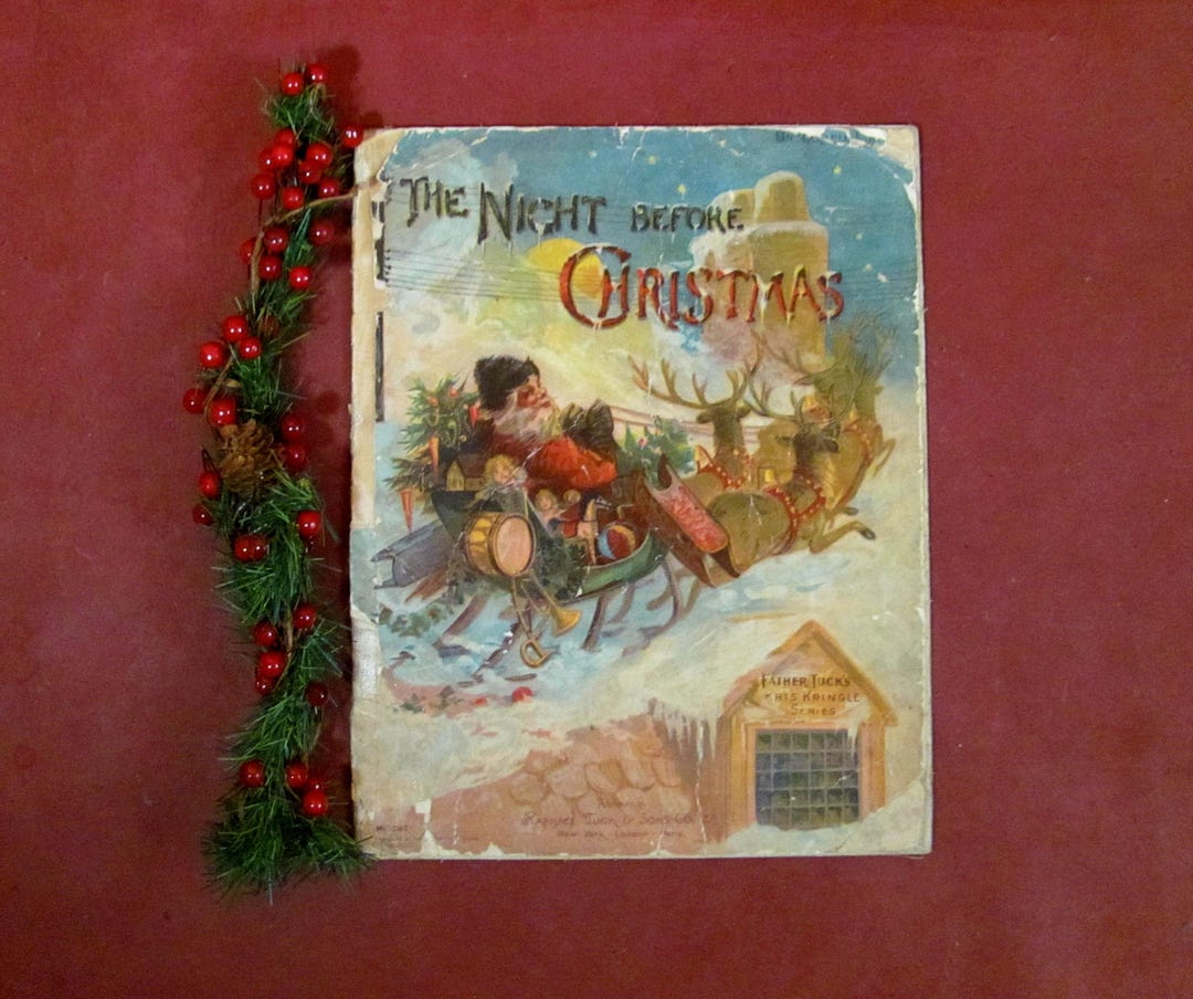 The Night Before Christmas by Clement C Moore Published by Raphael Tuck ...