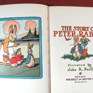 The Story of Peter Rabbit Published in 1908 by Reilly & Britton ...