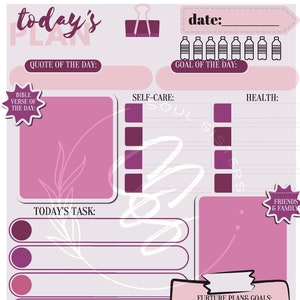 Daily Plan Guide
