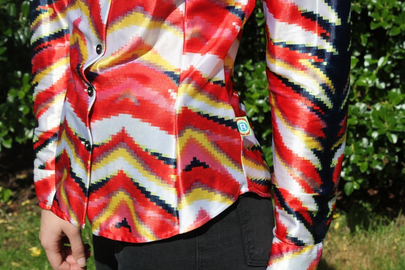 authentic REPLAY vintage shirt with big collar size M