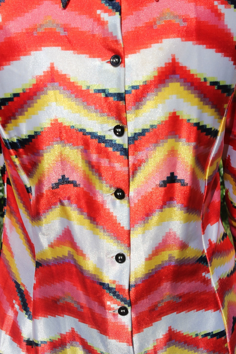 authentic REPLAY vintage shirt with big collar size M