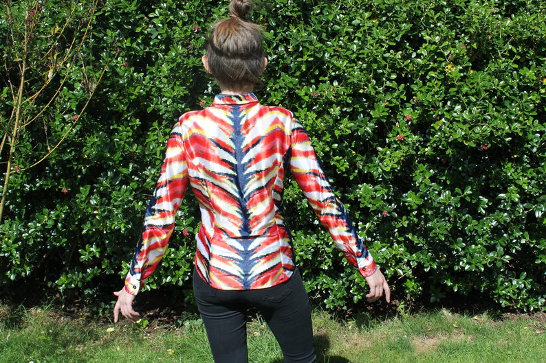 authentic REPLAY vintage shirt with big collar size M