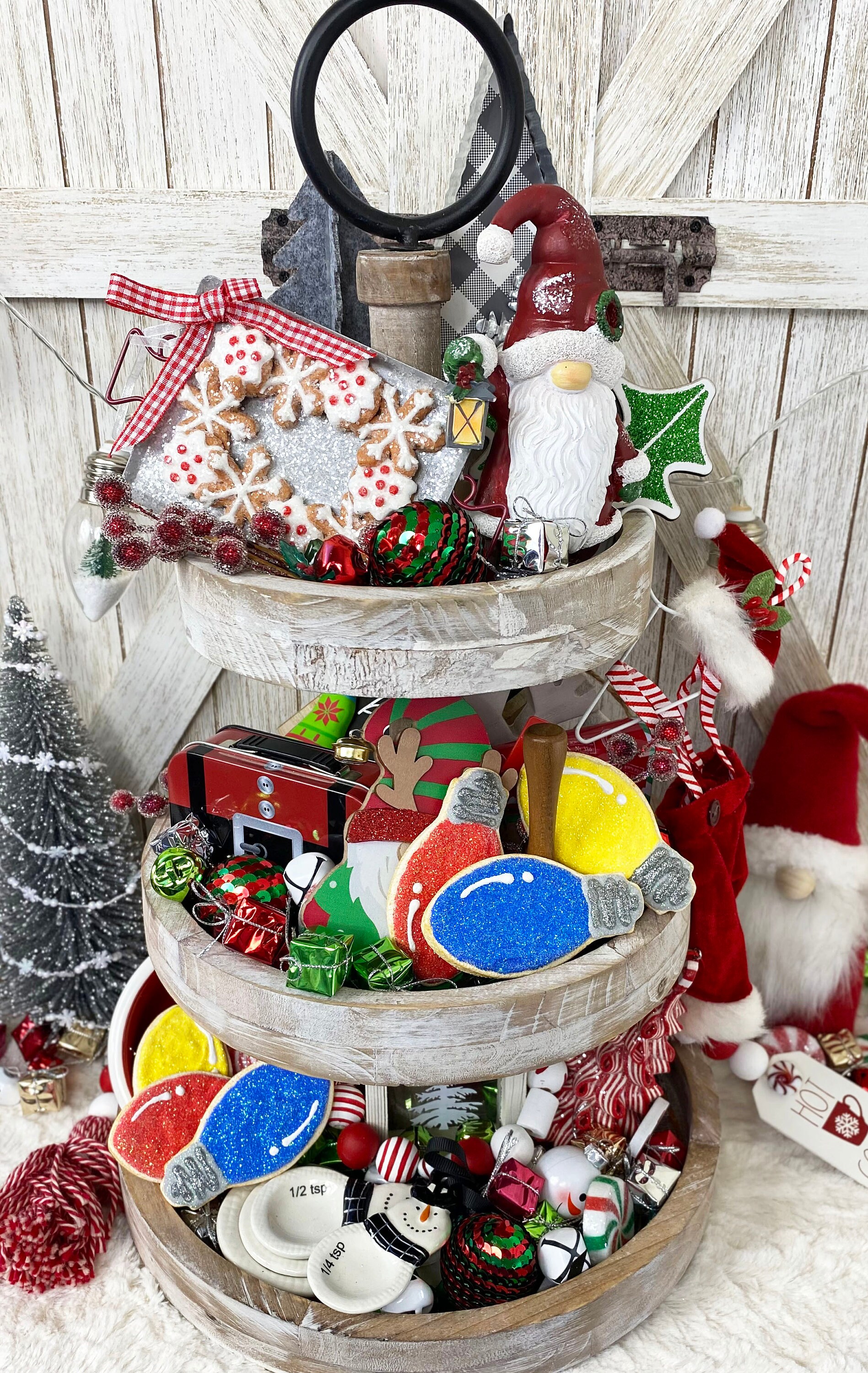 Fake Christmas Lights Cookies / Faux Christmas Cookies / Etsy