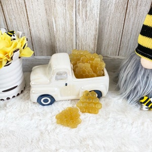 Fake Honey Pieces / Faux Honeycomb / Bee Decor / Tiered Tray Decor / Spring Decor / Summer Decor