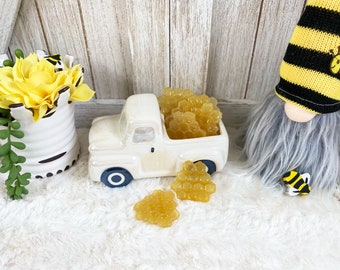 Fake Honey Pieces / Faux Honeycomb / Bee Decor / Tiered Tray Decor / Spring Decor / Summer Decor