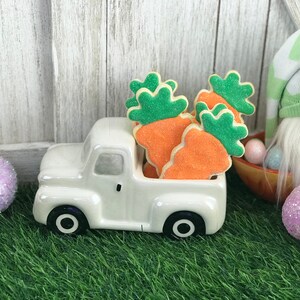 Fake Carrot Easter Cookies / Faux Easter Cookies / Easter Decor / Tiered Tray Decor / Spring Decor