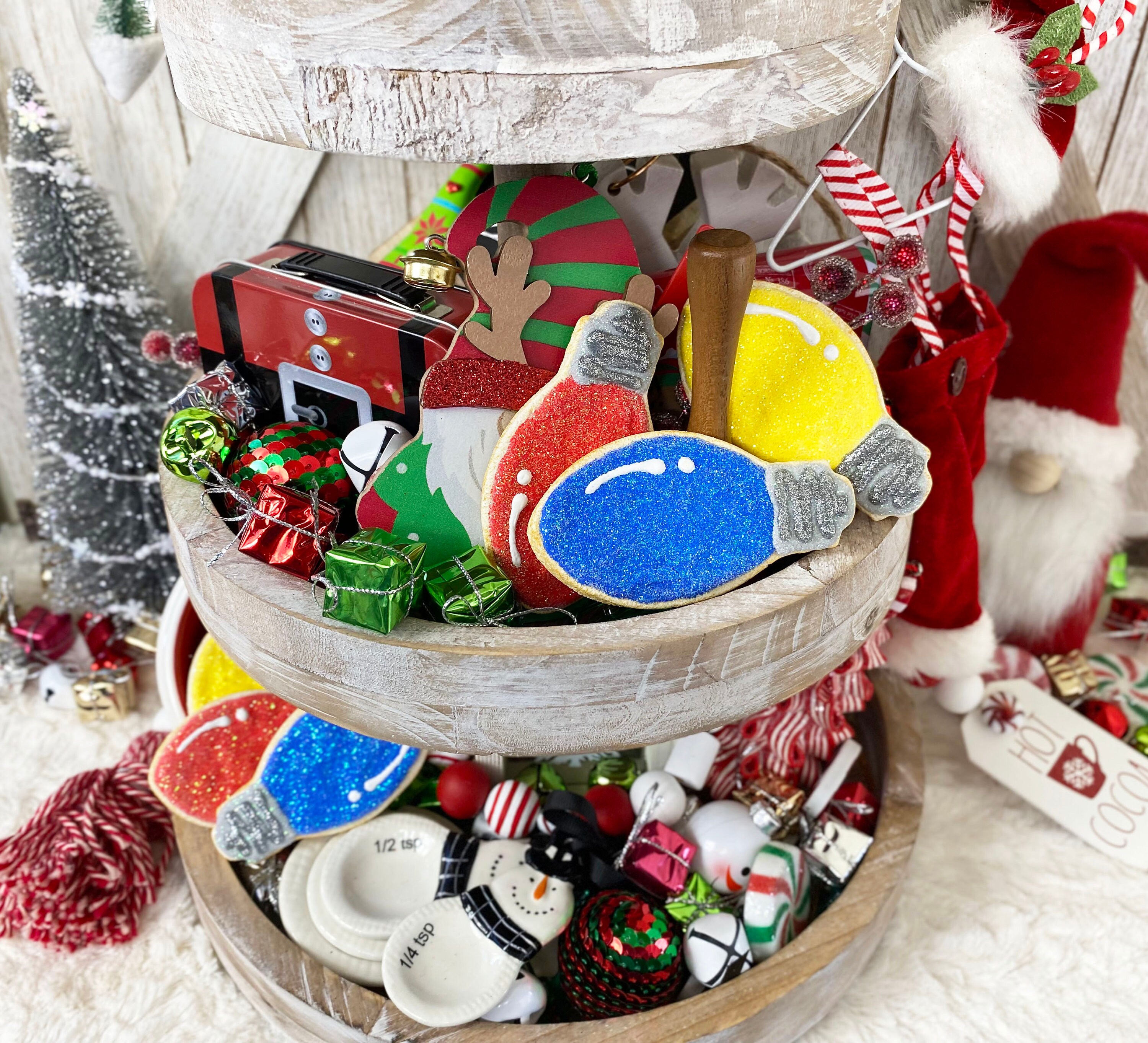 Fake Christmas Lights Cookies / Faux Christmas Cookies / Etsy