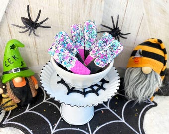 Fake Halloween Wafer Cookies / Faux Cookies / Halloween Decor / Tiered Tray Decor /Farmhouse